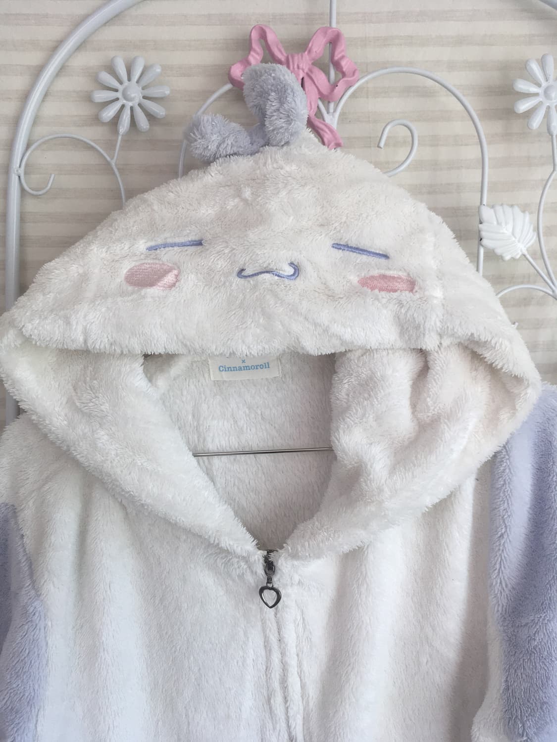 jpn vintage 시나몬 롤 폼폼 후드 집업 갸루 펑키 상품이미지4