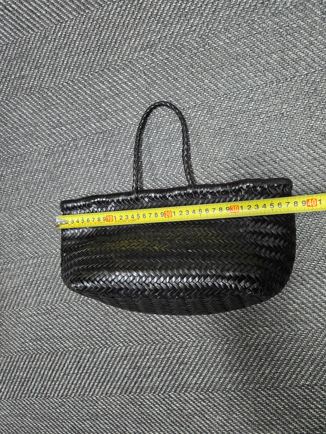 드래곤디퓨전 트리플 점프 스몰 위빙 토트백(모델명 8811) 블랙 상품이미지8