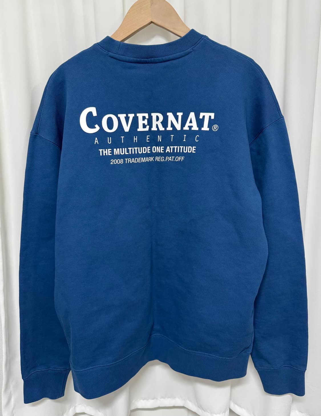 커버낫 블루 맨투맨 상품이미지7