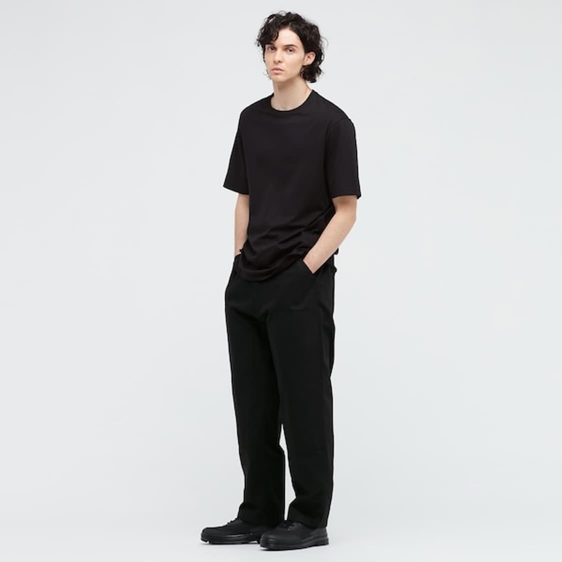 (M)유니클로 +J 릴랙스피트 수피마코튼 반팔티셔츠 상품이미지5