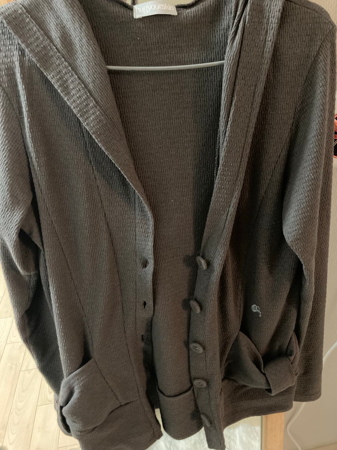 허그유어스킨 리본 후드 가디건! 상품이미지4