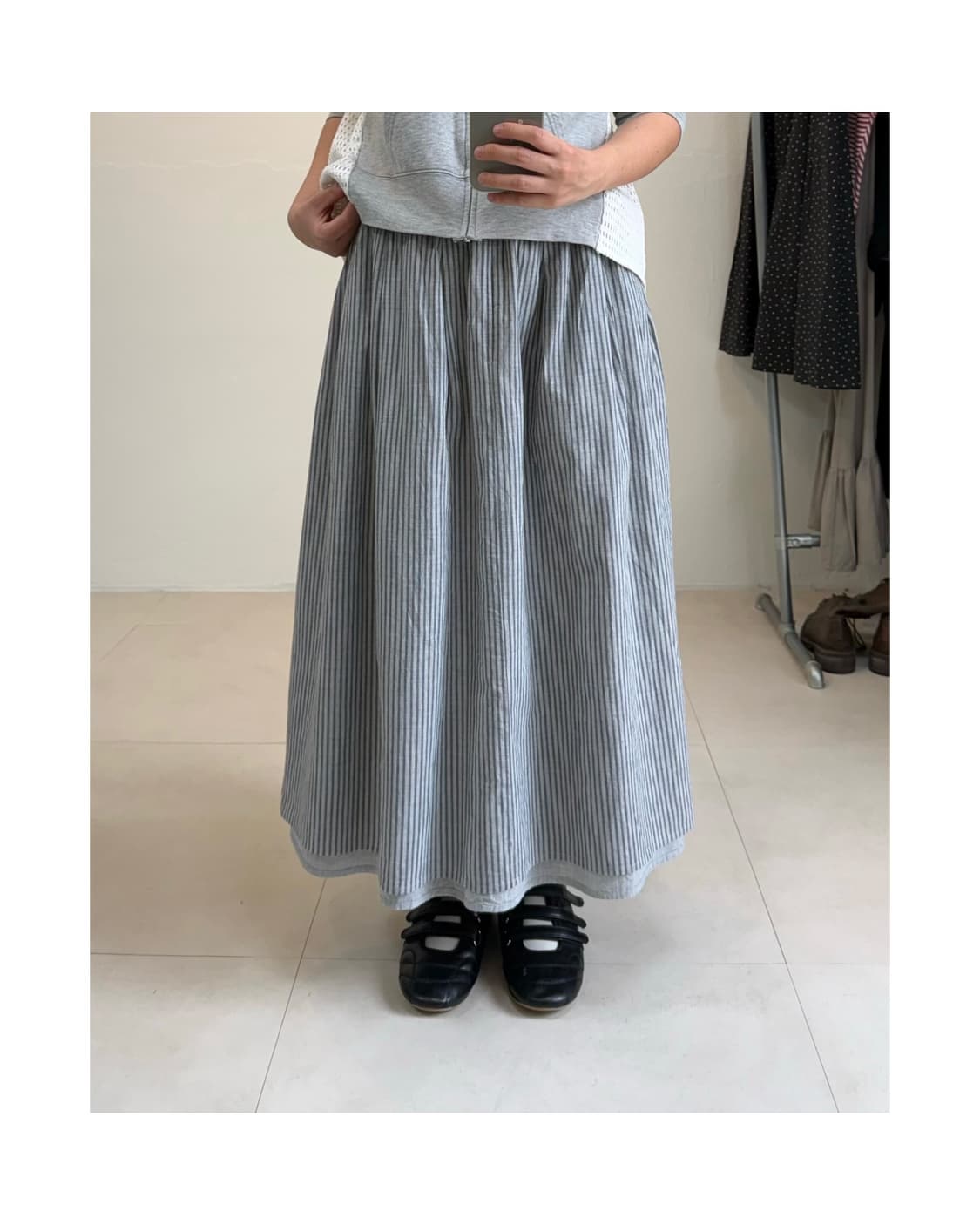 빈티지 리버서블 스커트 상품이미지1