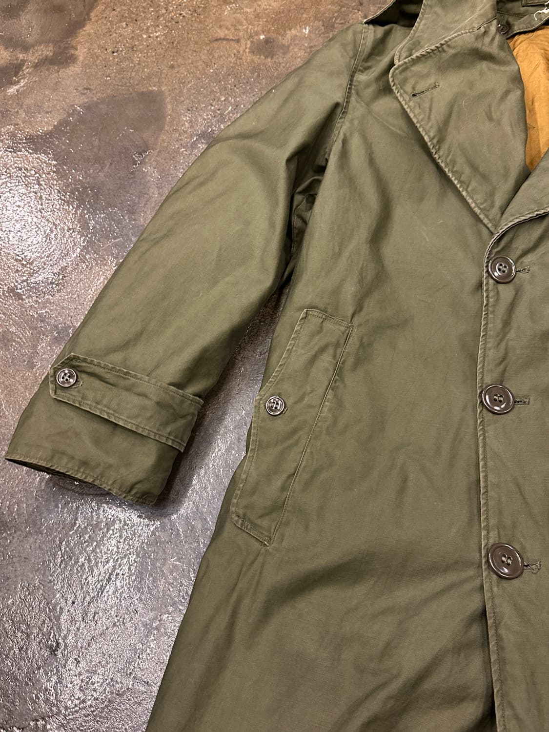 Original 1950s M-1950 Over coat 피쉬테일 야상 상품이미지4