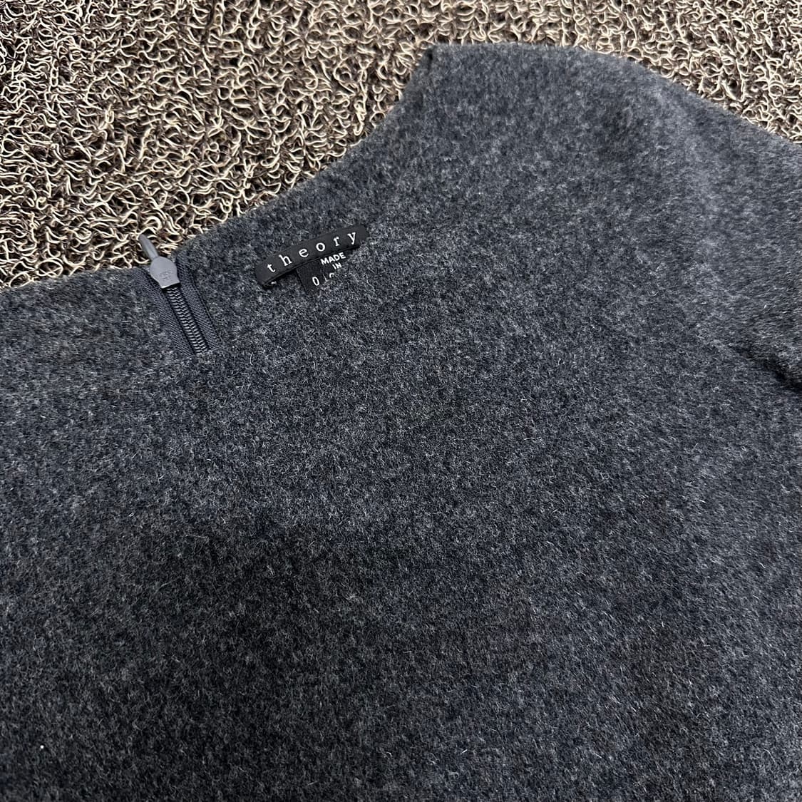 theory 띠어리 울 여성 원피스 그레이 0사이즈 상품이미지3