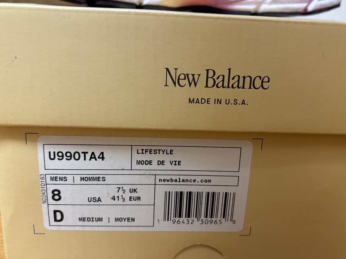 [260] 뉴발란스 990V4 그레이 상품이미지9