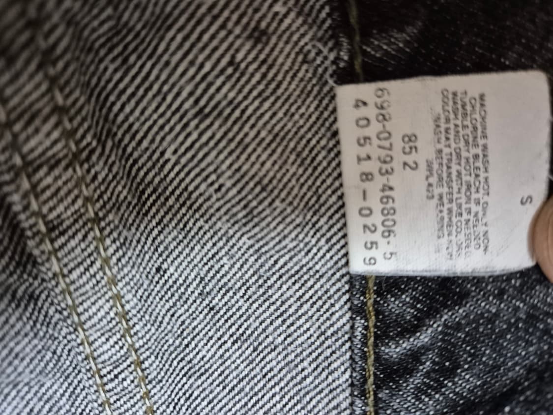 90S 리바이스 517 오렌지탭(Made in USA) 흑청 상품이미지5