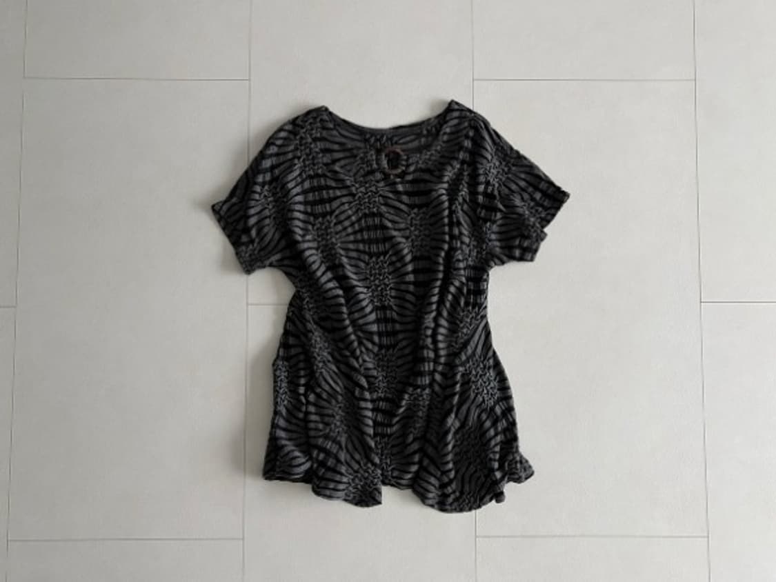 stripe pleated top 상품이미지1