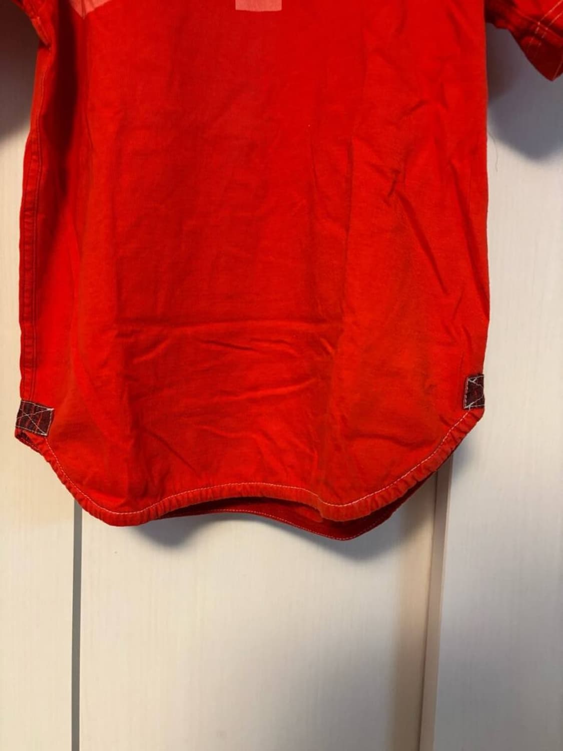 JUNYA WATANABE x Hanes eye 레드 반팔 상품이미지3