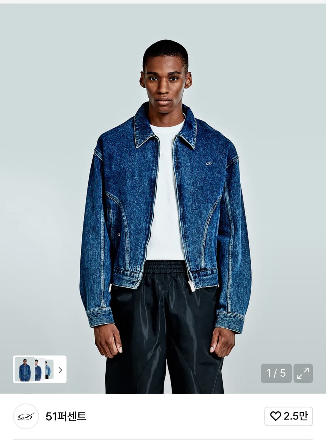 51퍼센트 데님자켓 상품이미지1