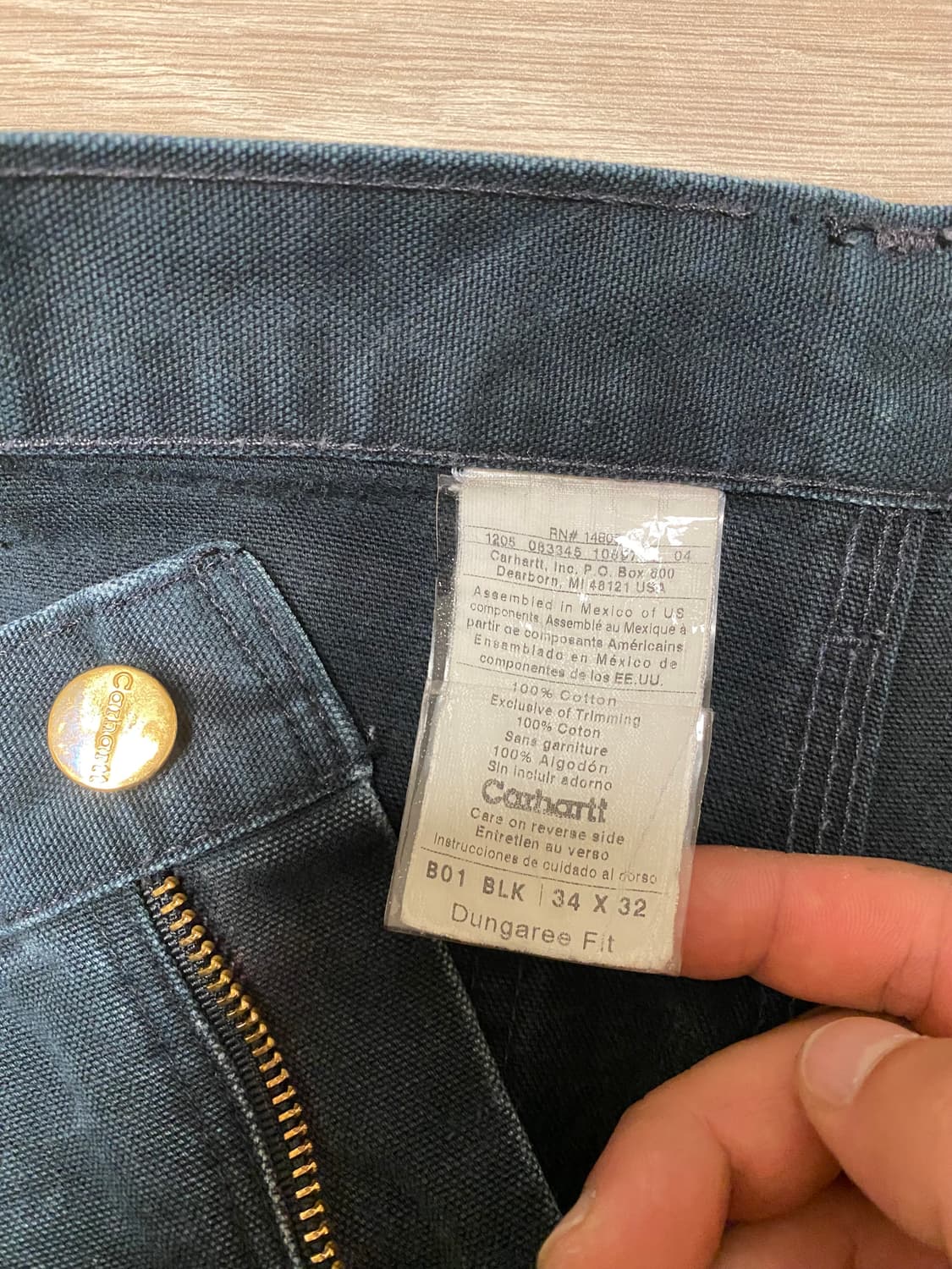 빈티지 칼하트 더블니 05ss 워크팬츠 상품이미지6