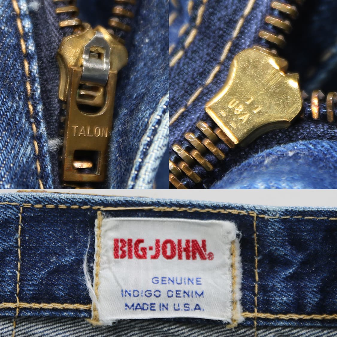 (착용컷) 80's BIG JOHN 셀비지 커팅 진 (32.5) 상품이미지7