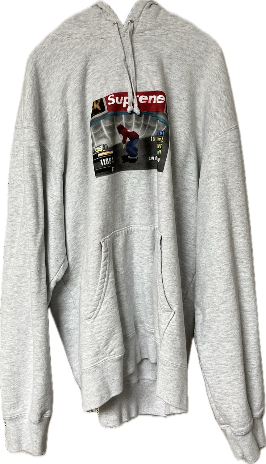 슈프림 x 트레셔 애쉬 그레이 후드티 상품이미지2
