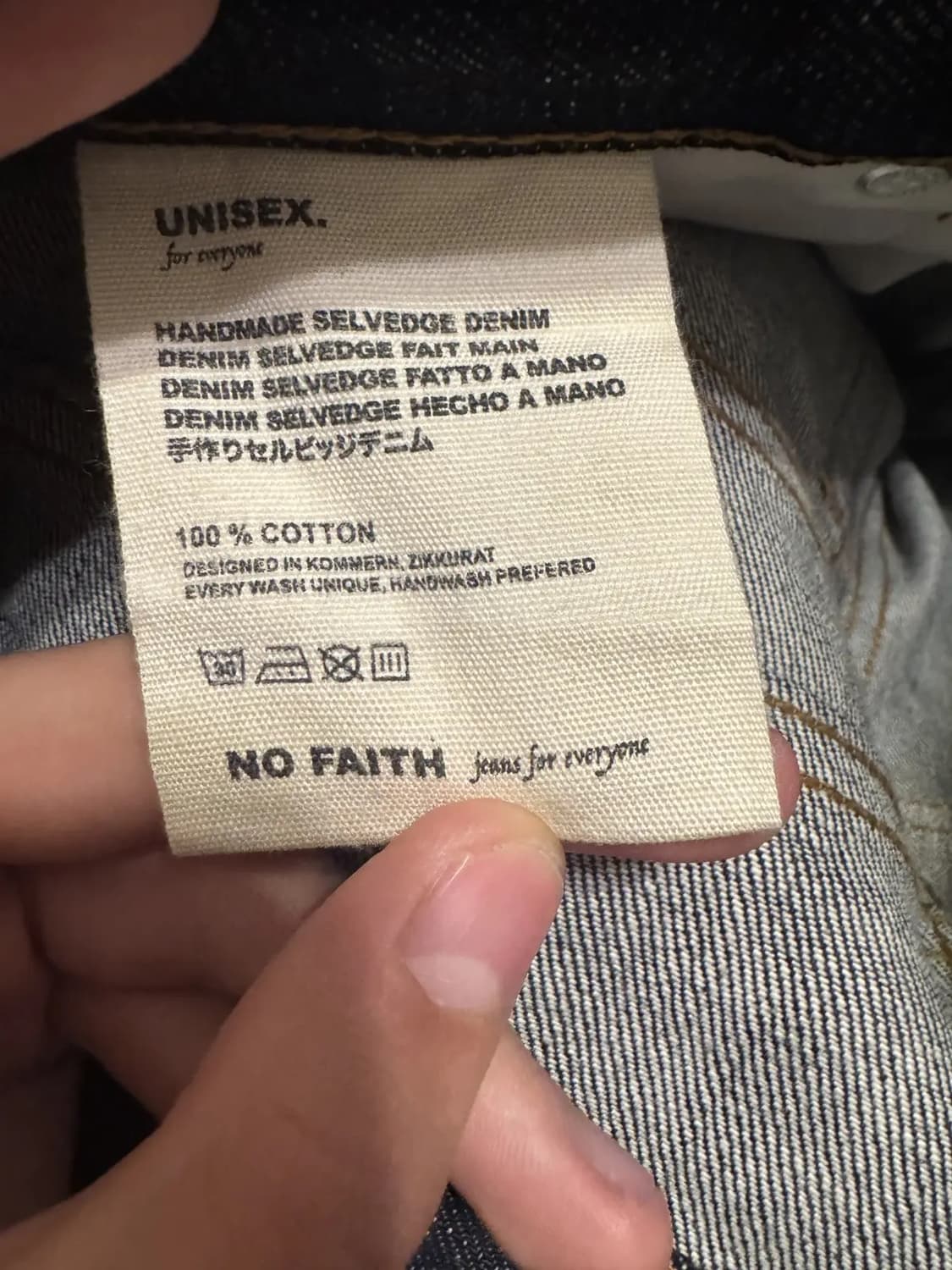 [L] Nofaith studios japanese denim blue 상품이미지10