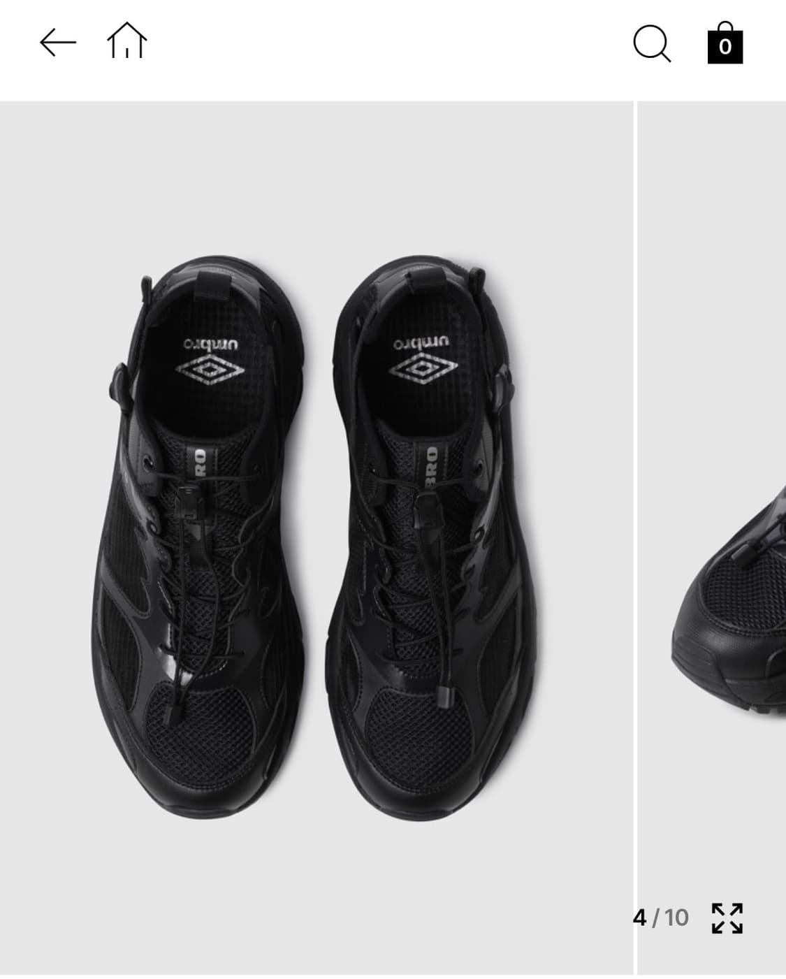 새상품) 엄브로 퓨즈 샌동화  , 운동화 / 정가: 12.9만 상품이미지2