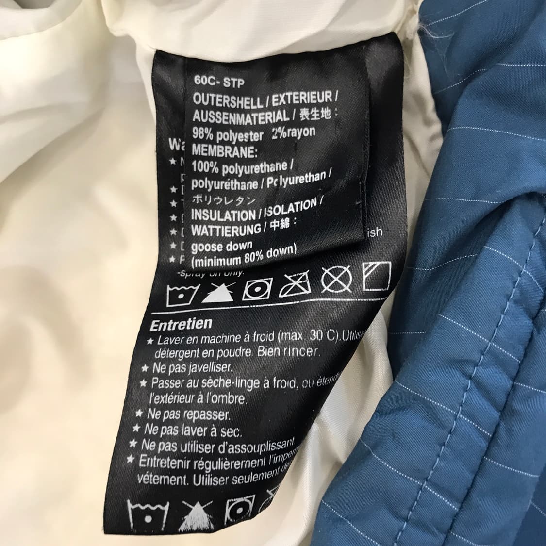 BURTON 버튼 스노우보드 숏 구스다운 패딩 [95사이즈] 상품이미지6