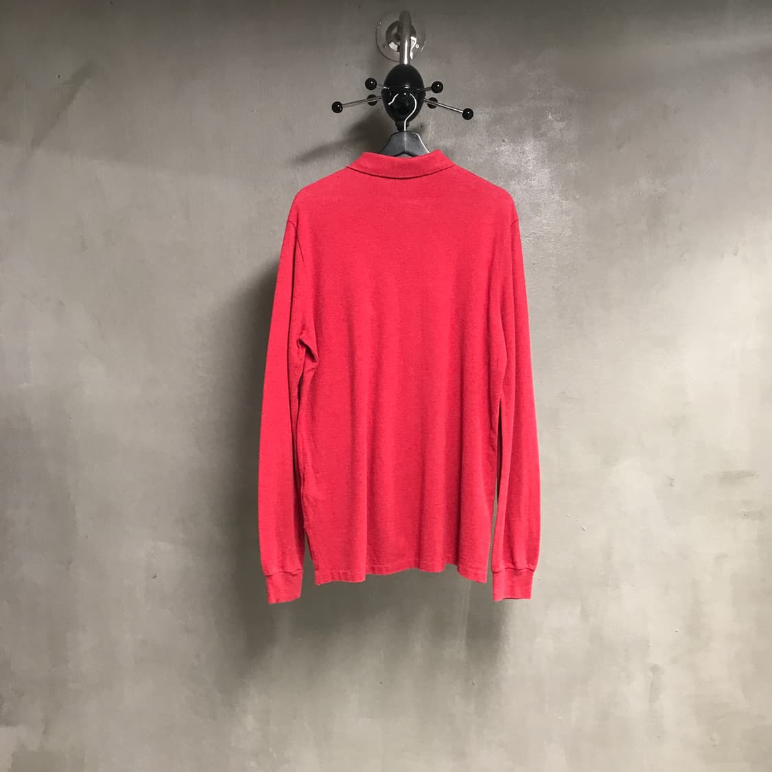 폴로 랄프로렌 PK 긴팔 카라티 레드 L 상품이미지6