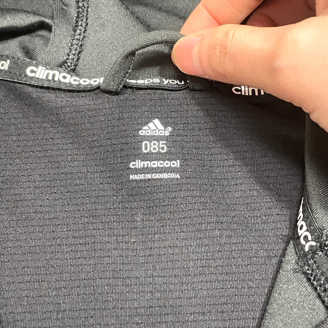 아디다스 삼각로고 블랙 후드집업 져지 자켓 여성 85 상품이미지2