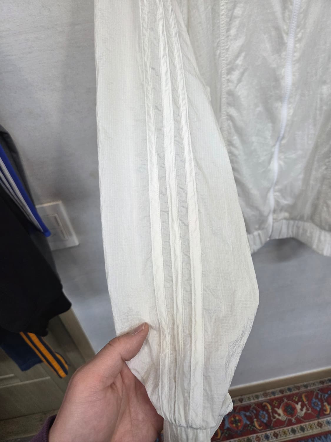 아디다스 여성 아디컬러 립스타 경량 트랙 바람막이 자켓 s 상품이미지6