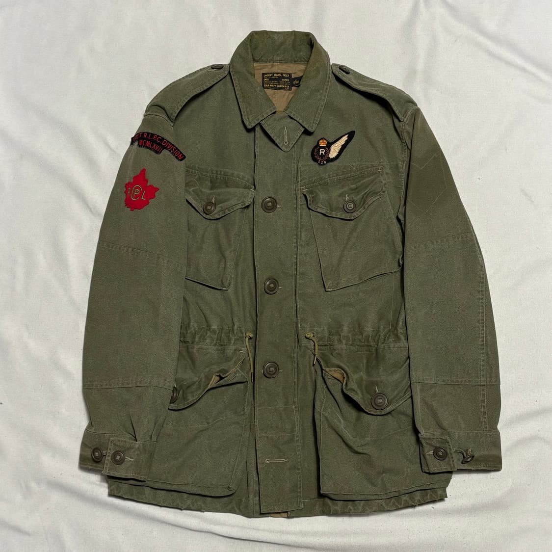 M 폴로랄프로렌 카키 메이플 컴뱃 필드 자켓 상품이미지2