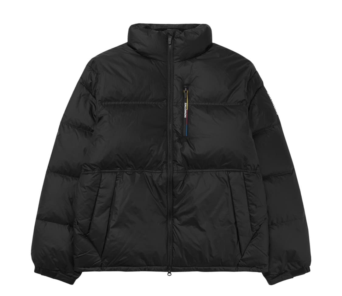 [M] 살로몬 컨투어 다운 자켓 블랙 상품이미지5