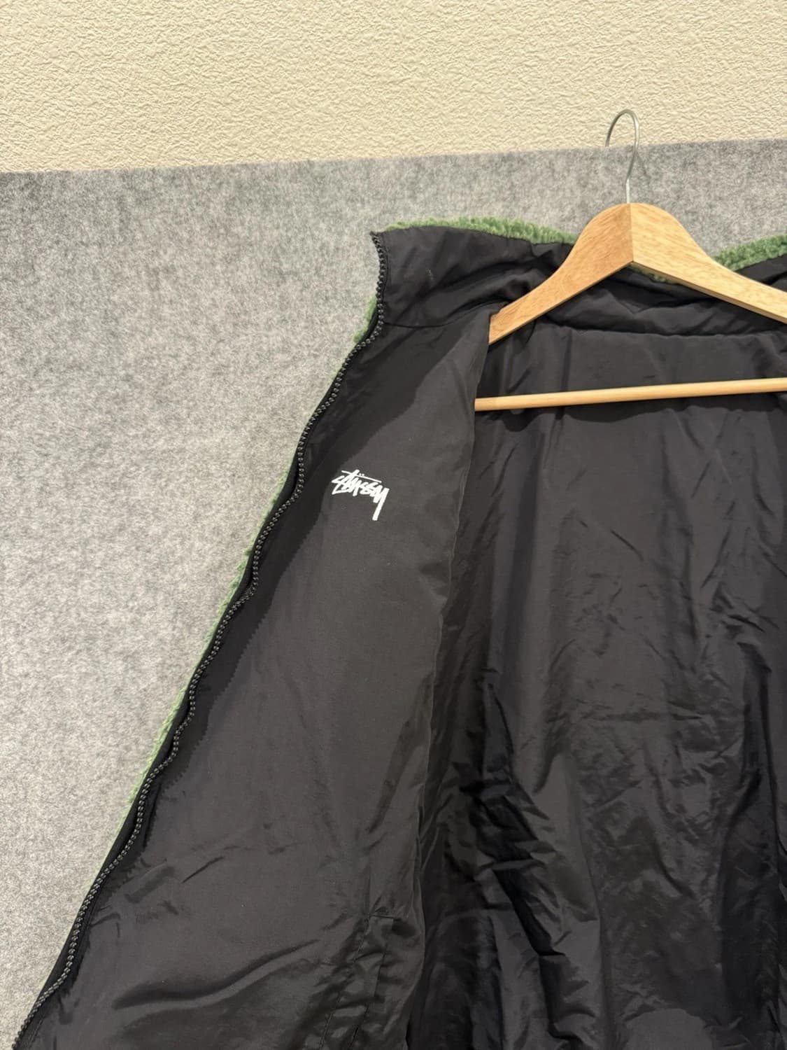스투시 8볼 쉐르파 자켓 그린 XL 상품이미지5