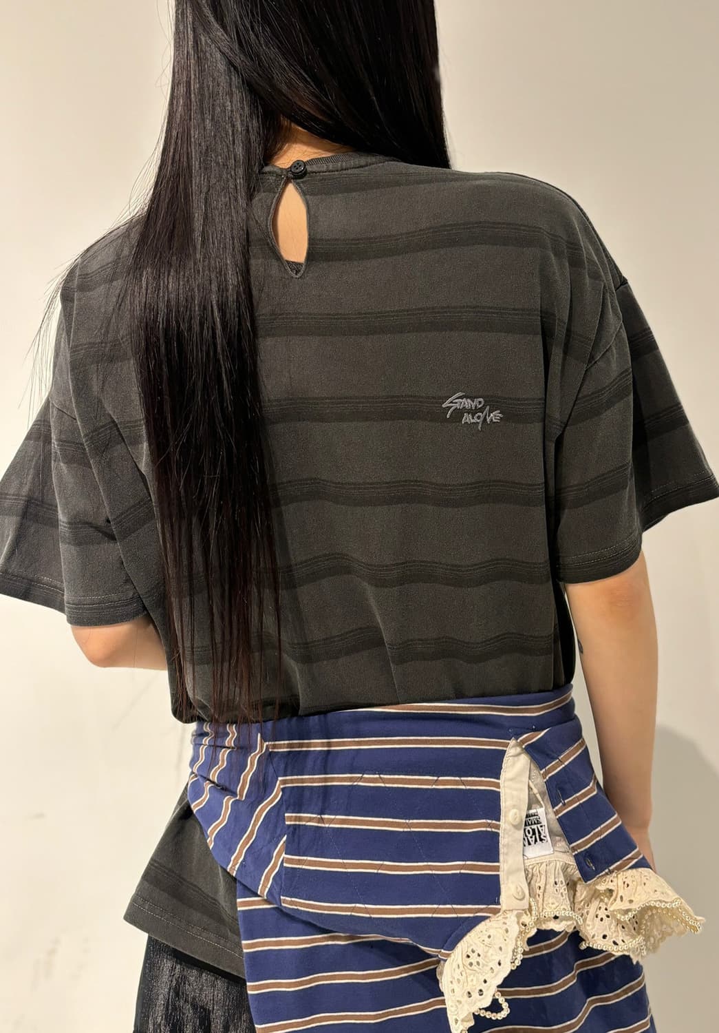 스탠드얼론 티셔츠 레이어드 원피스 상품이미지2