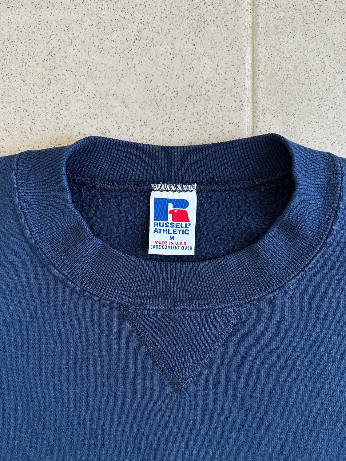 90s 빈티지 러셀 스웻셔츠 네이비 M USA 상품이미지6