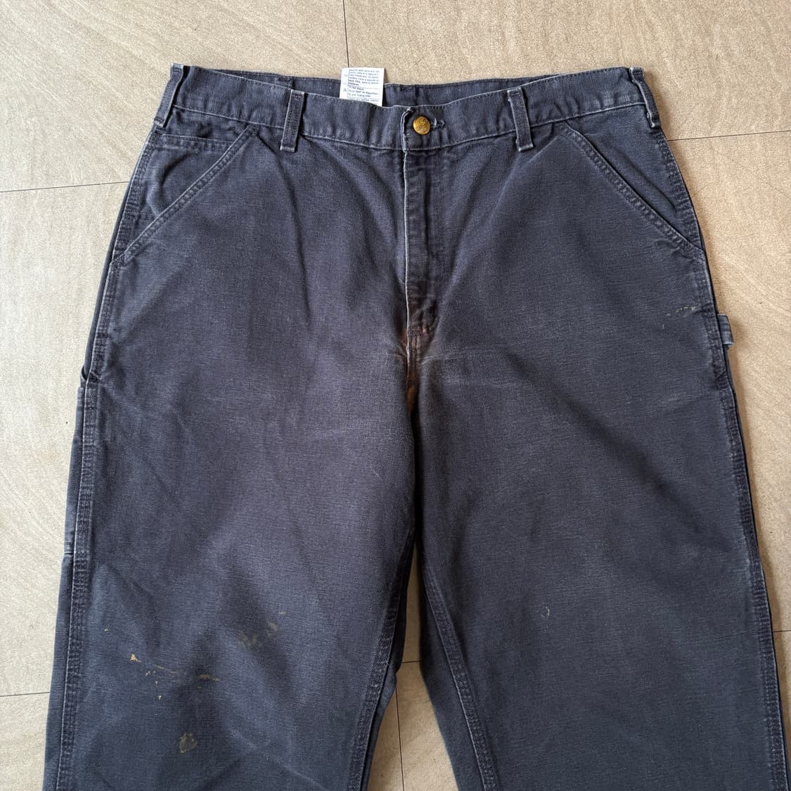 칼하트 정품 오리지널 네이비 카펜터 팬츠 바지 상품이미지6