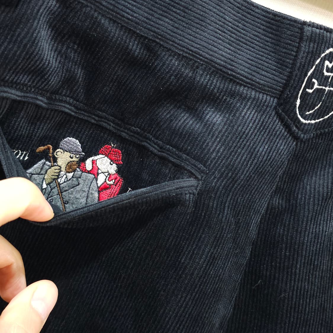 까스텔바작 스포츠 블랙 코듀로이팬츠- 30-31정도 상품이미지1