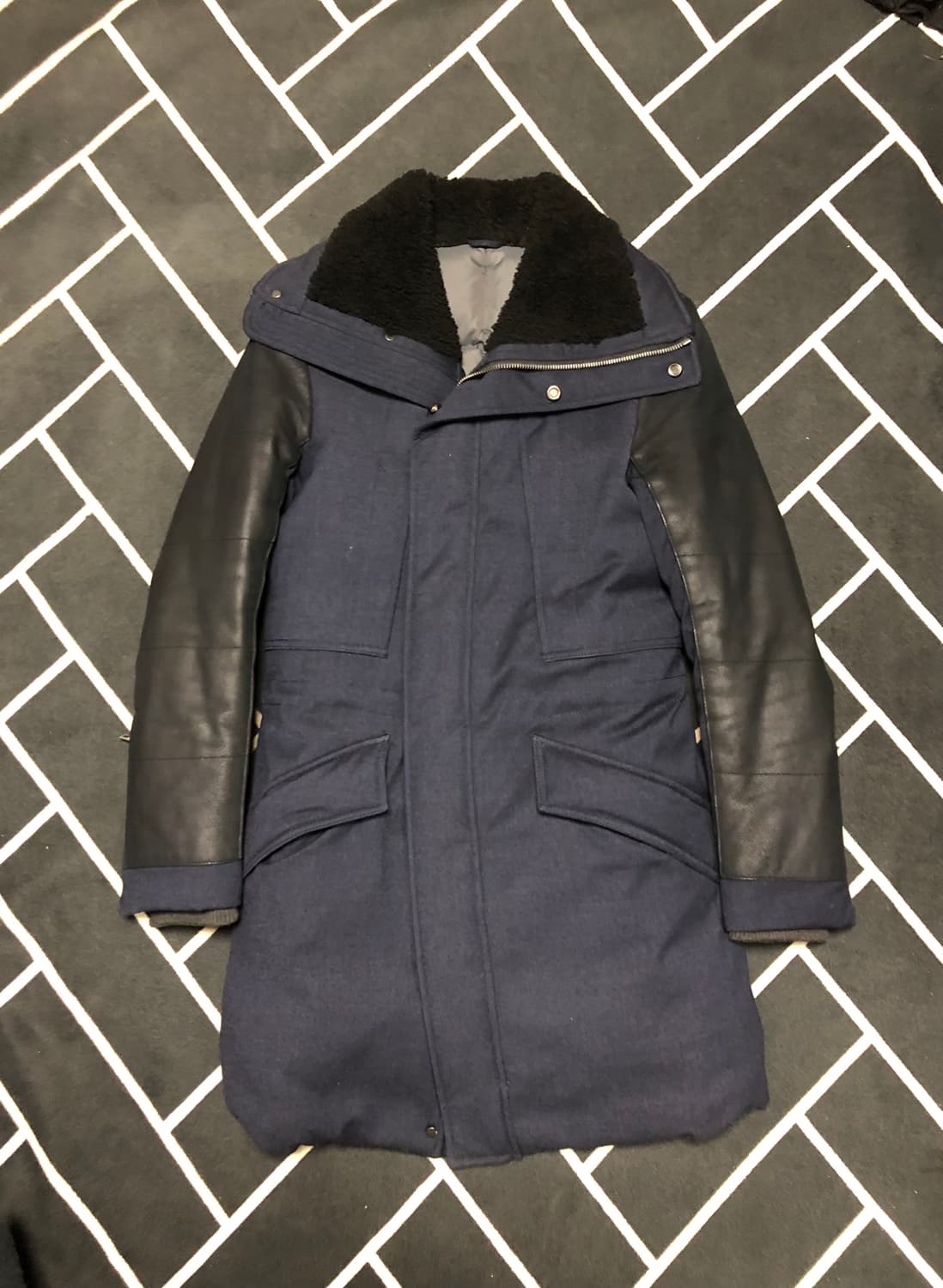 (횡재가)솔리드옴므우영미 리얼가죽시어링무스탕/몽클레어타임톰포드스톤프라다 상품이미지10