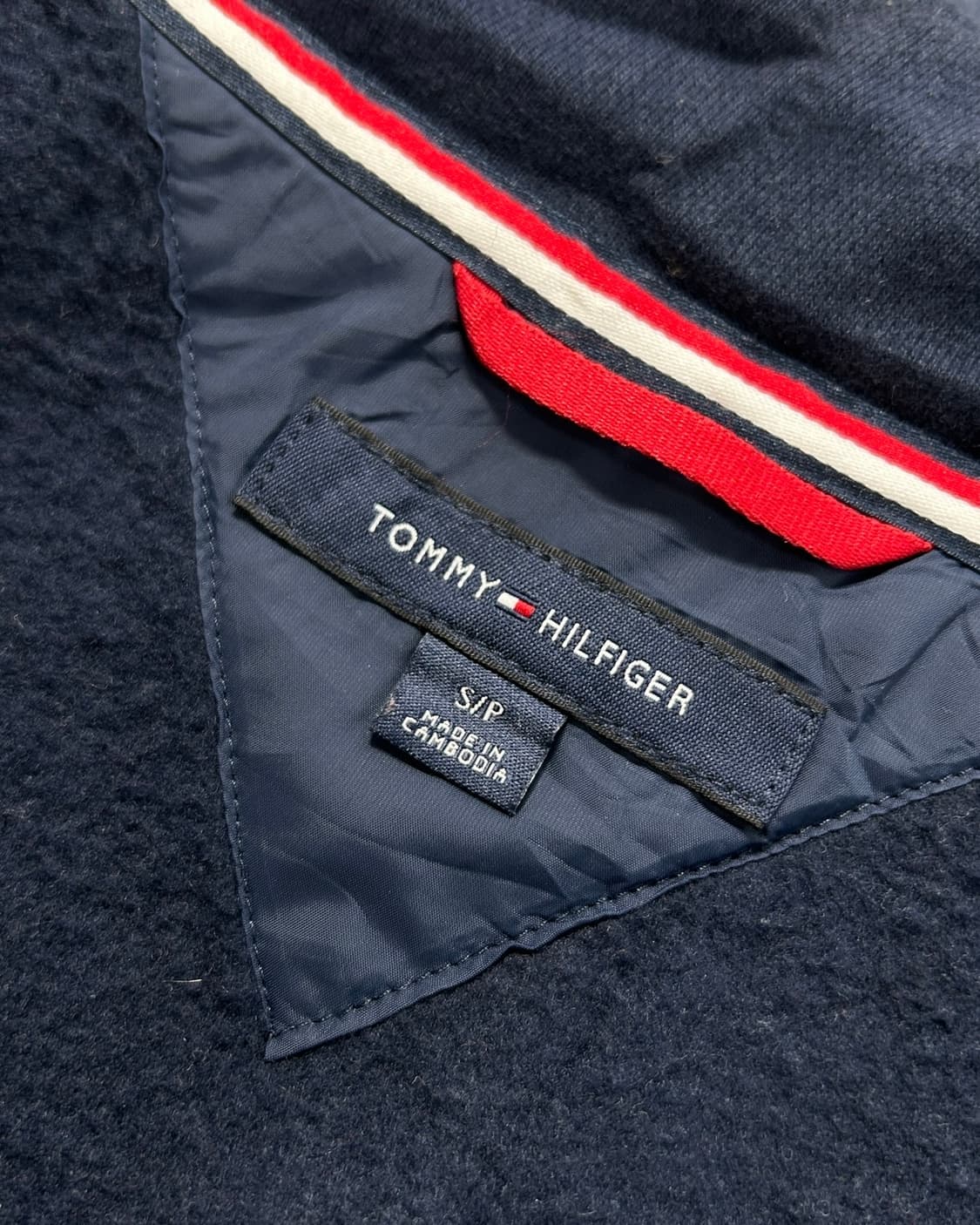 타미힐피거 네이비 경량 패딩 집업 상품이미지8