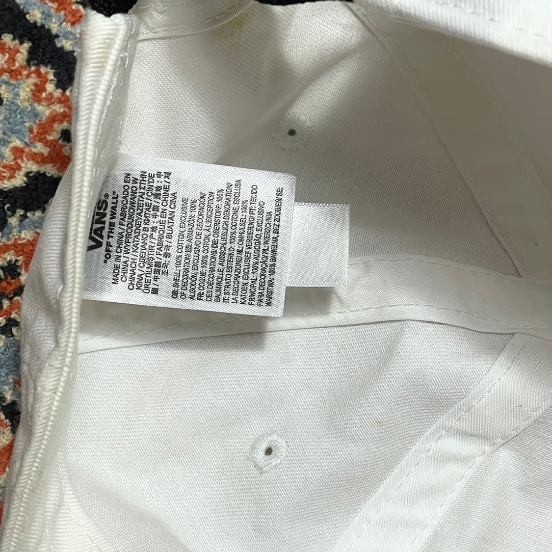 반스 화이트 볼캡 FREE 상품이미지2