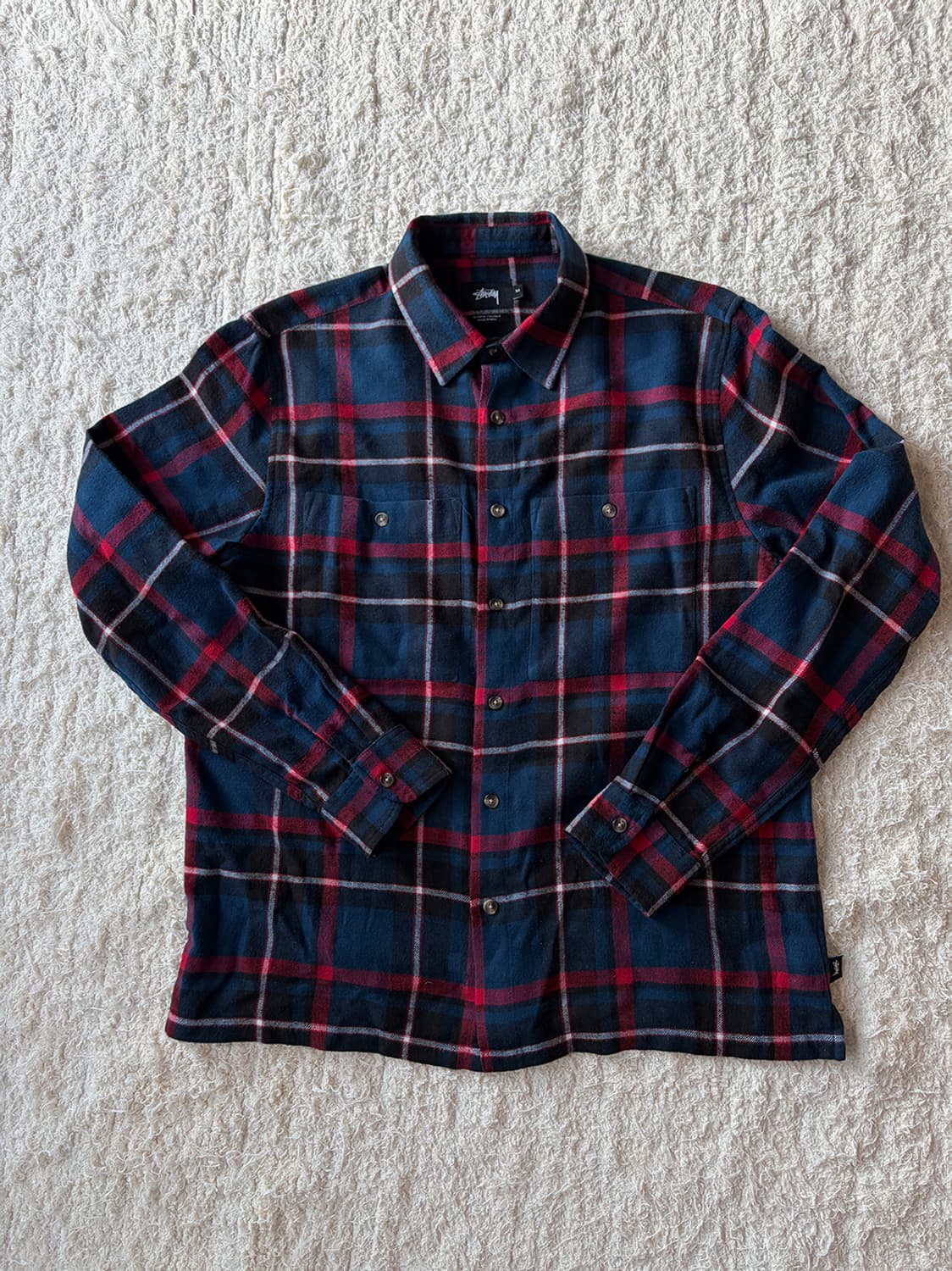 스투시 체크 셔츠 상품이미지1