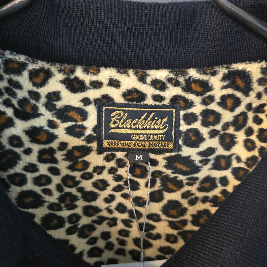 디아프바인 블랙힐즈 레오파드 안감 자켓 블랙 M 상품이미지7
