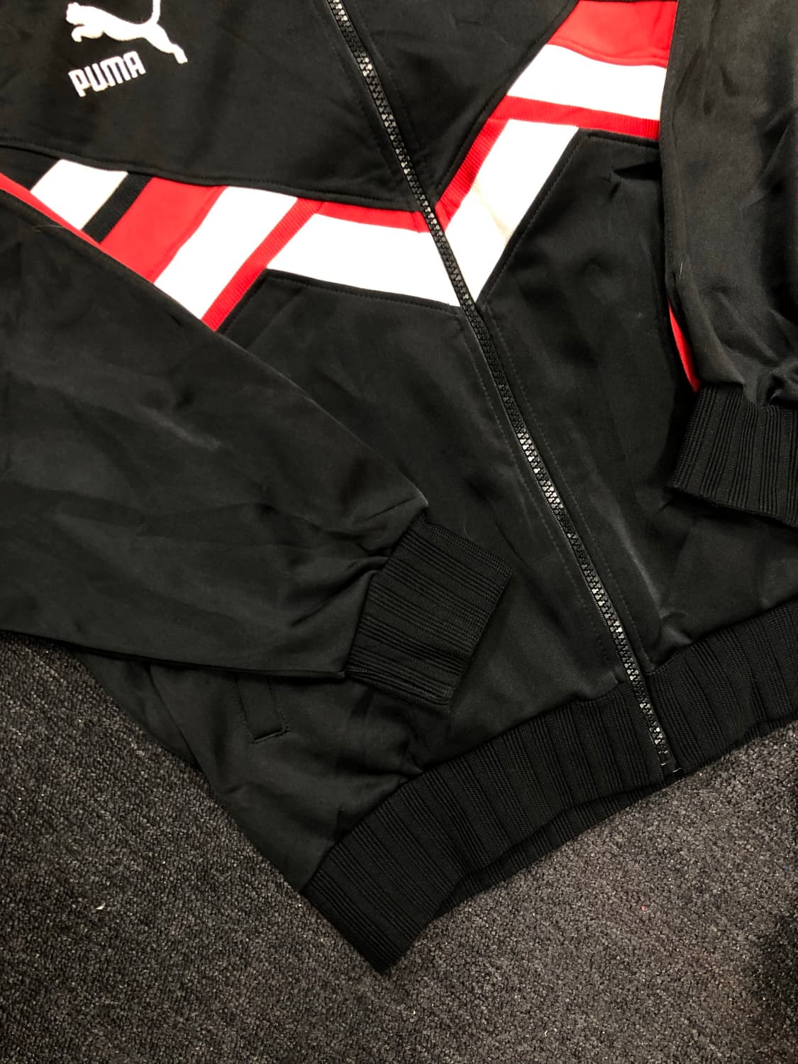 퓨마 올드스쿨 블랙 레드 져지 95  상품이미지7