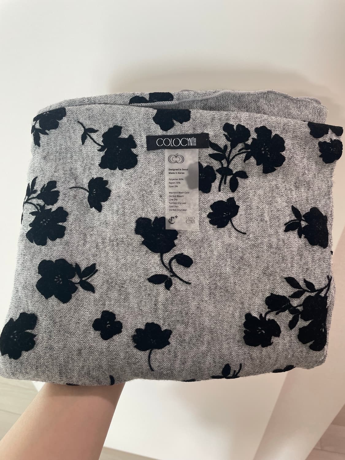 콜로신스 Flata 머플러 그레이 상품이미지1