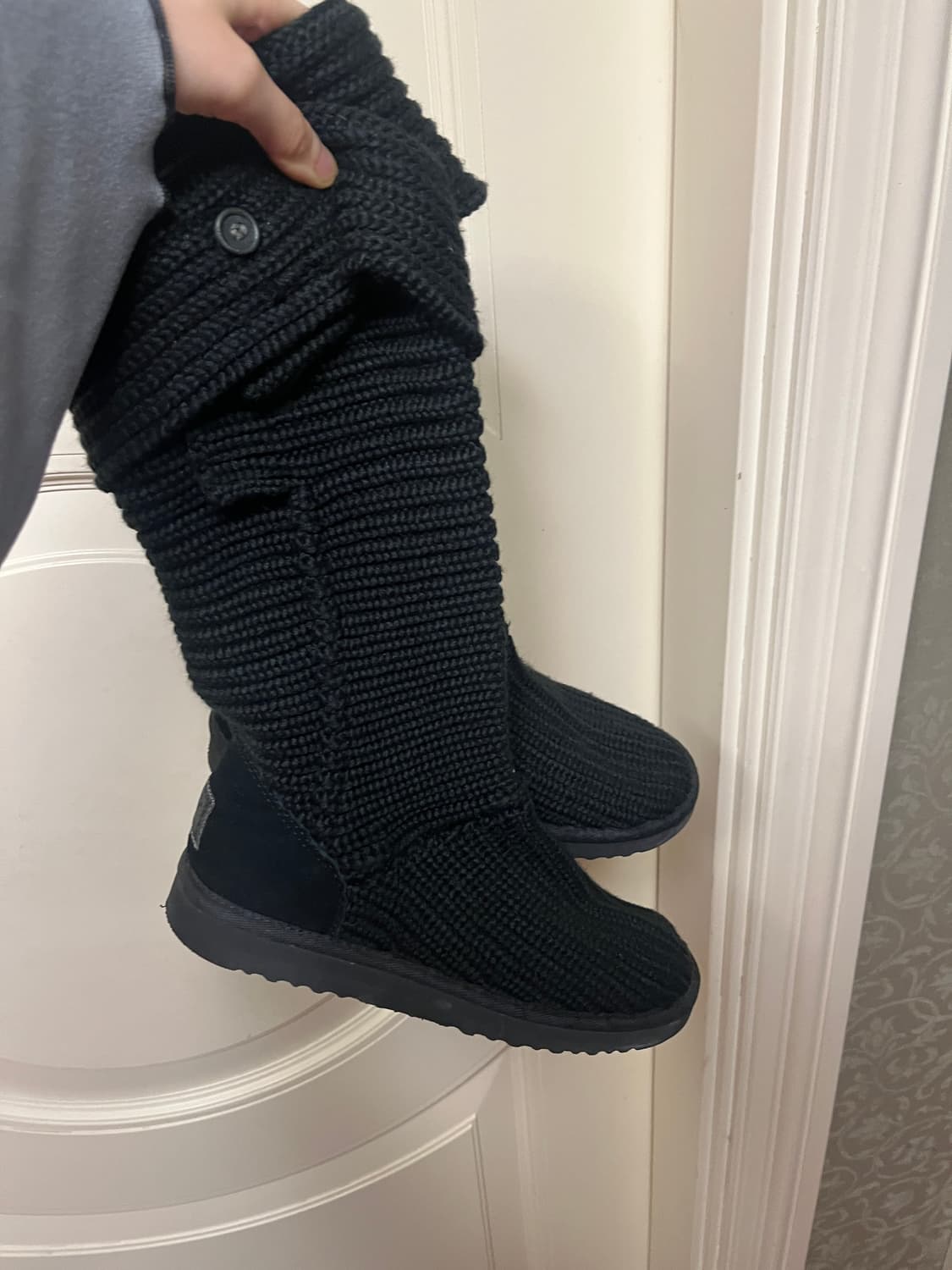 어그 카디 니트부츠 블랙 240 상품이미지3