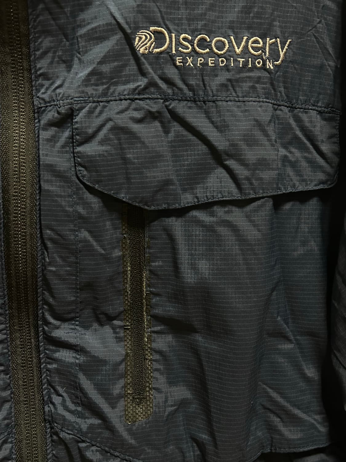 디스커버리 바람막이 네이비 100 상품이미지4