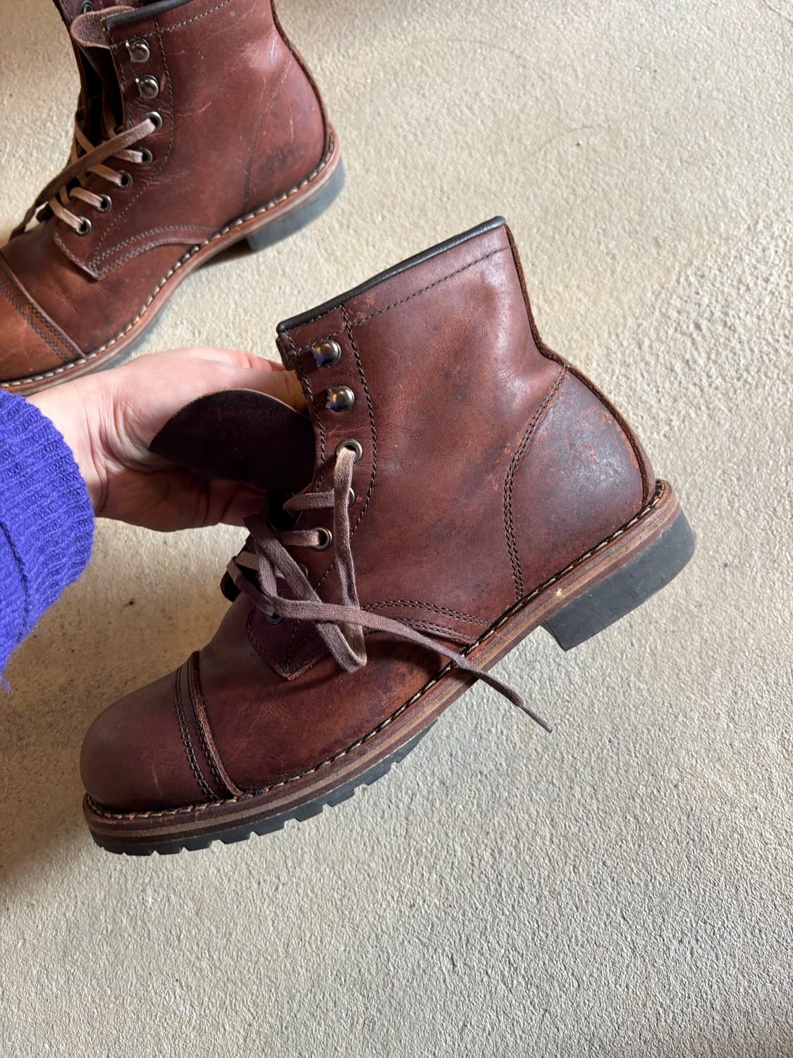 호킨스 가죽 워커 부츠 상품이미지2