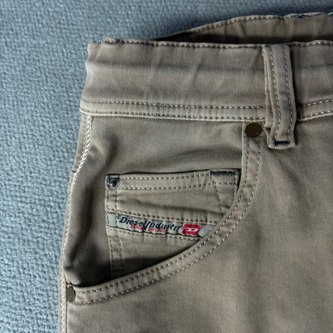 디젤 드로스토링 면바지 브라운 m 상품이미지2