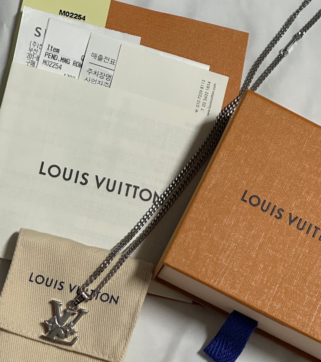 [풀구성,백화점판]루이비통 로우 목걸이 상품이미지3