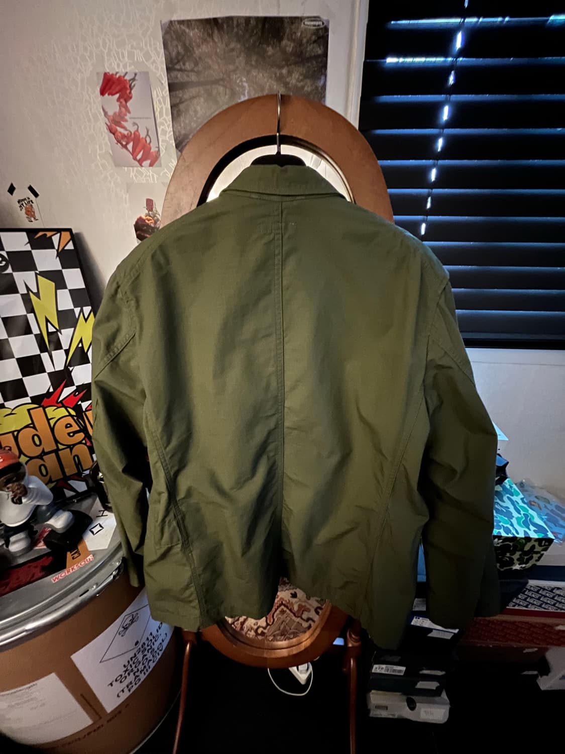 엔지니어드가먼츠 베드포드 올리브 코튼 립스탑  L(105) 상품이미지2