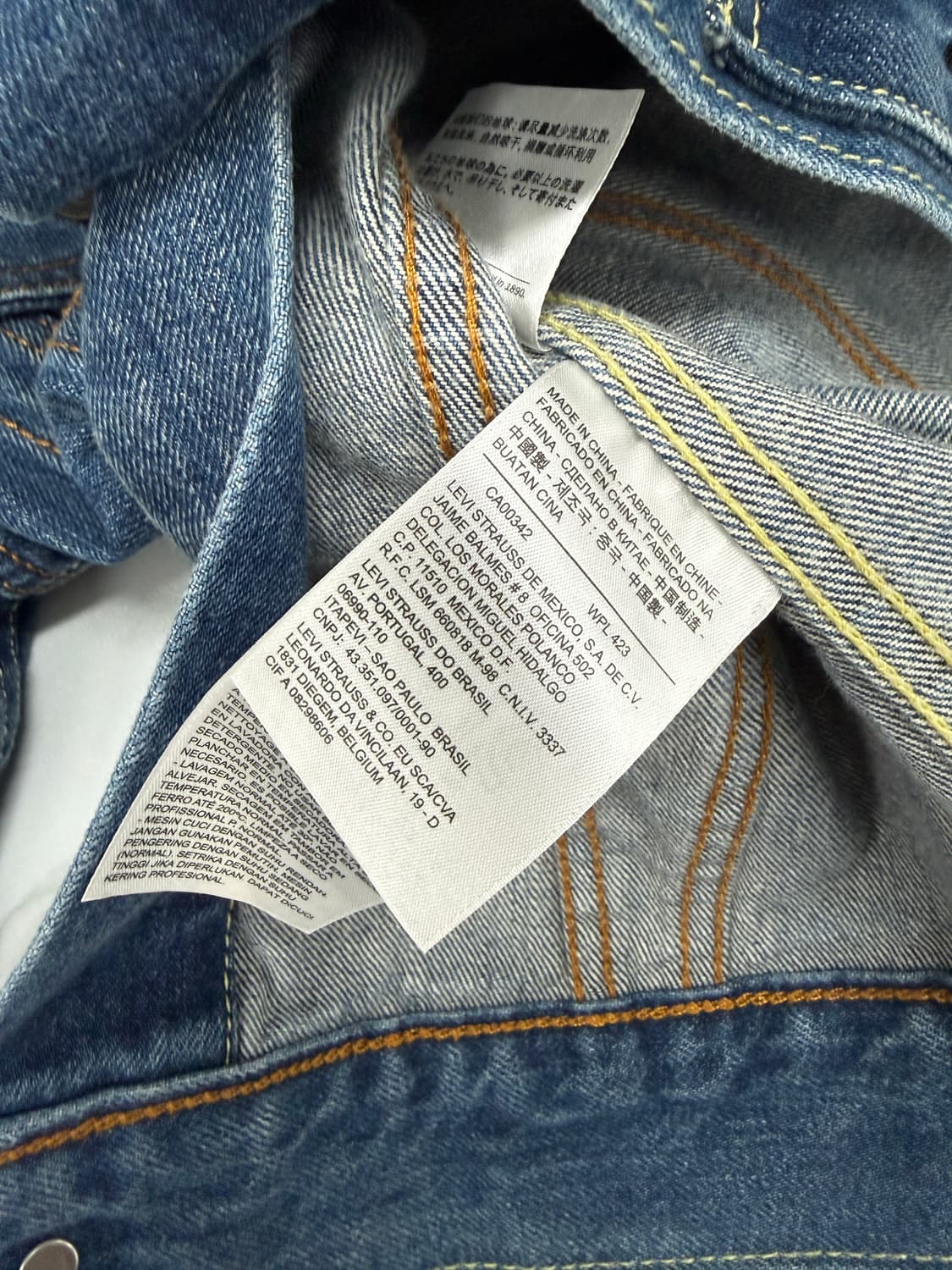 리바이스 데님 트러커 자켓 상품이미지4