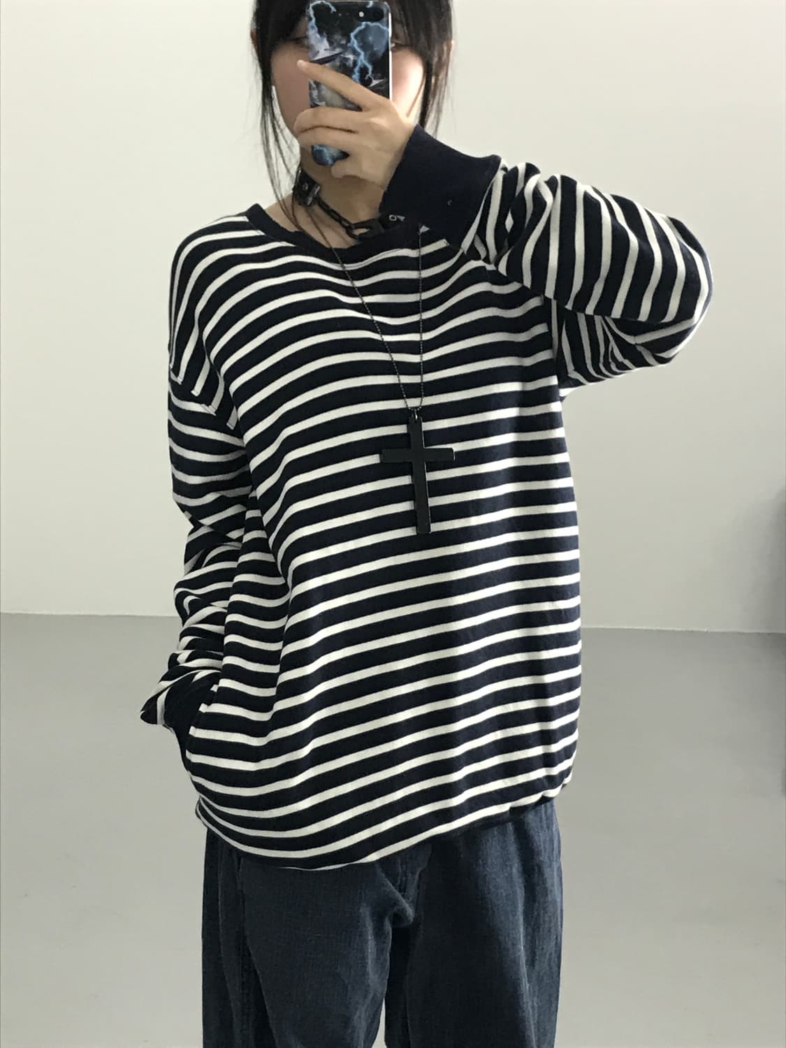 jpn 스트라이프 롱슬리브 상품이미지2