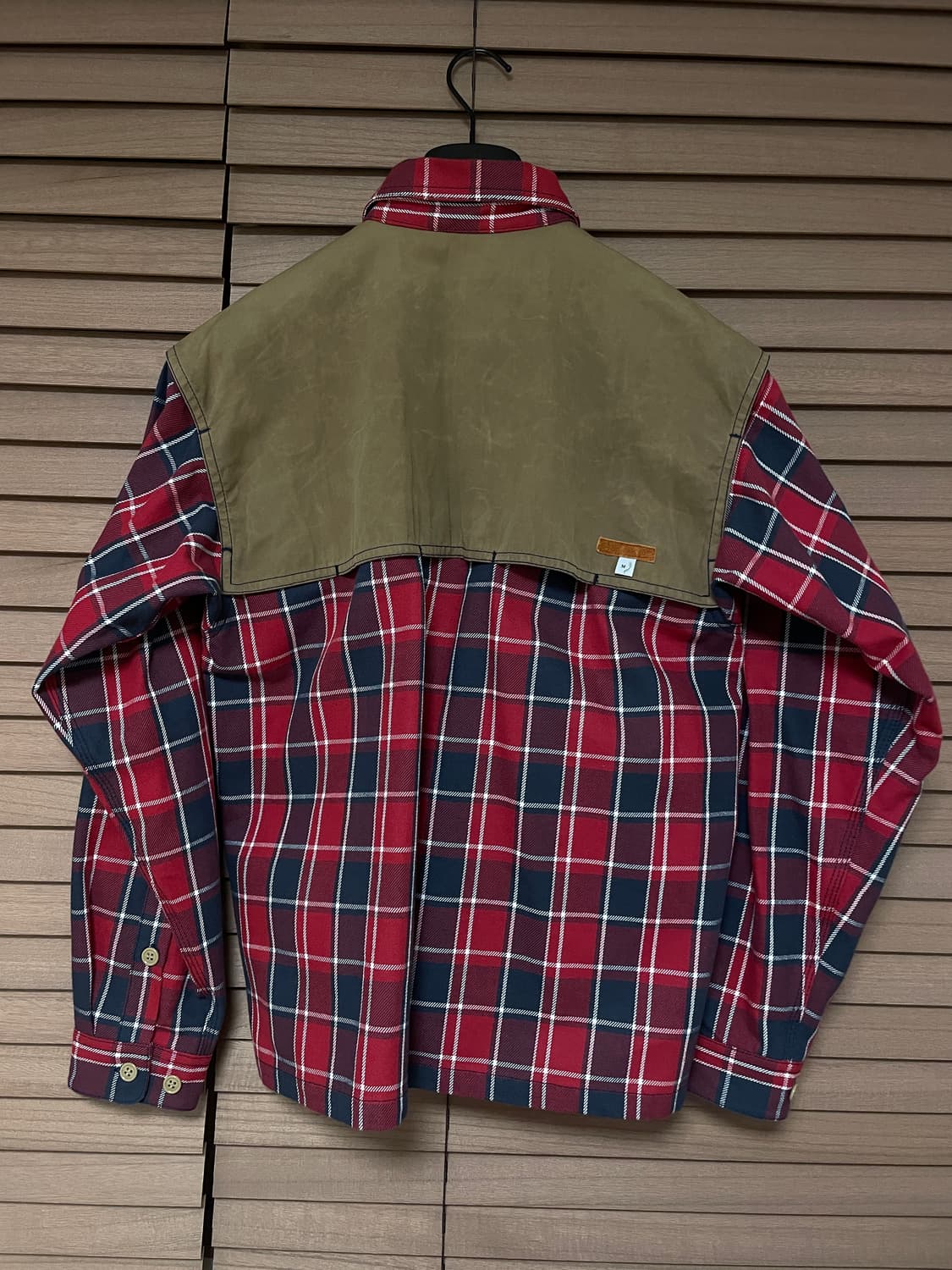 케네스 필드 헤비 코튼 체크 셔츠 m 상품이미지5