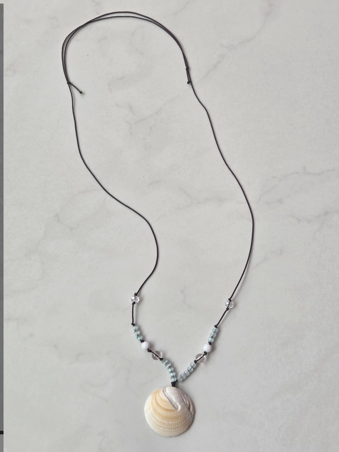 [Handmade] shell 비즈목걸이 상품이미지4