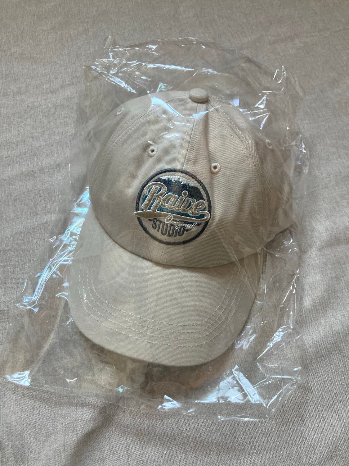 레이브 워싱 코튼 볼캡 베이지 상품이미지4