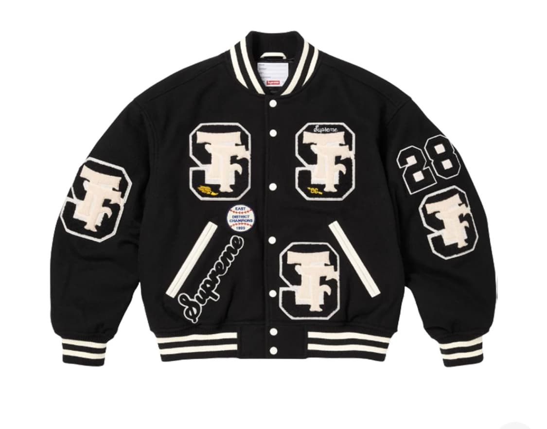 슈프림 드릴팀 바시티 상품이미지1