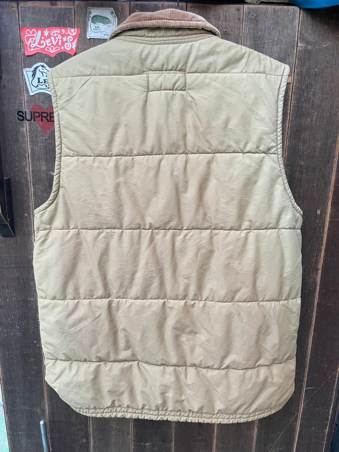 Classic Corduroy Collar Padded Vest 상품이미지8