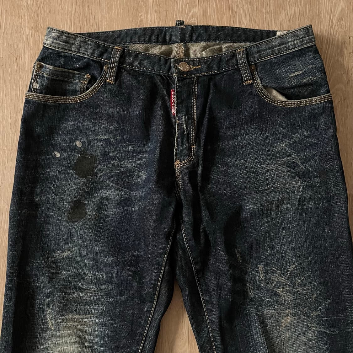 디스퀘어드2 워싱 데미지 데님 청바지 상품이미지2